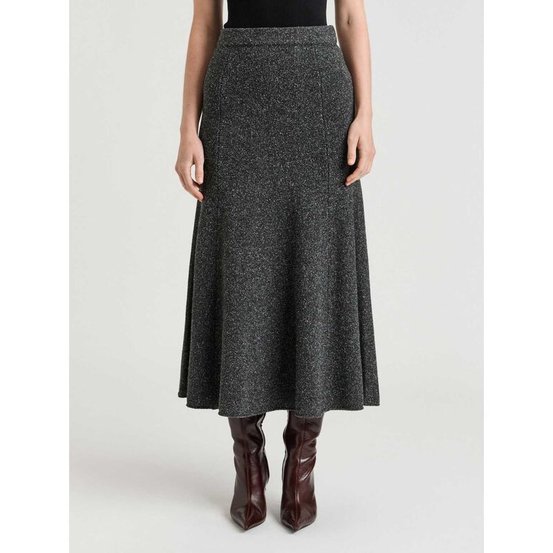 Veronika Maine Boucle Knit Skirt image number 5